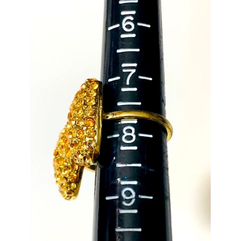 Rhinestone Bow Ring - image 6